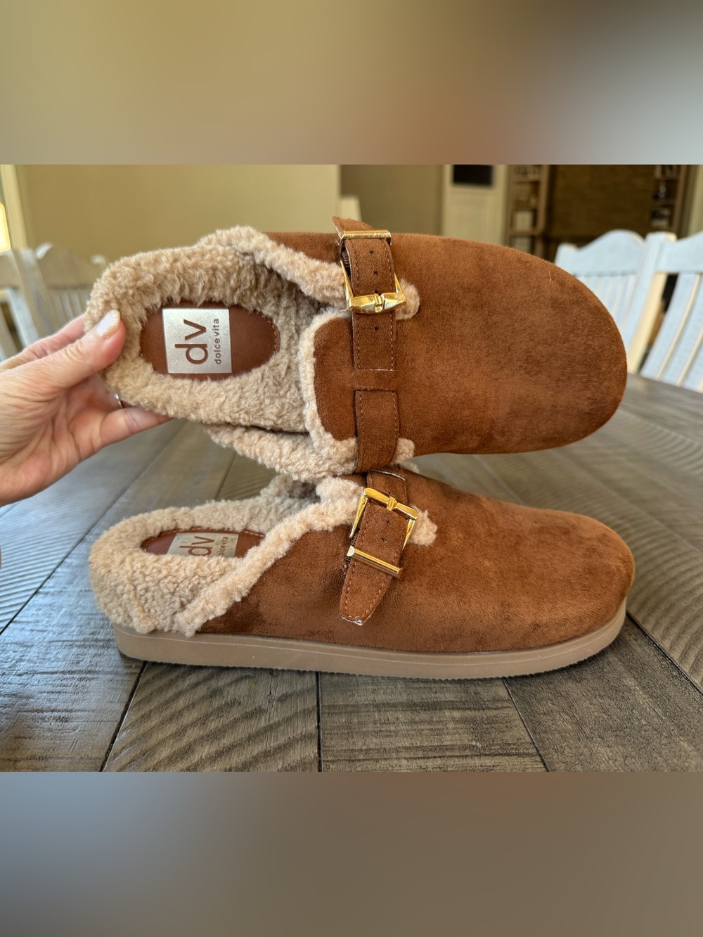 DV by Dolce Vita Cozy Soft Slip-On Slide Mules Women’s Size 8